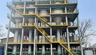 硅膠廢水處理四效蒸發(fā)器項(xiàng)目案例