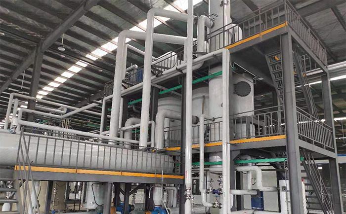 苯乙烯降膜蒸發器的原理及特點 苯乙烯降膜蒸發器的原理及特點